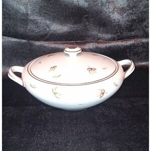 Harmony House Autumn Leaves Round Covered Vegetable‎ Bowl Dish Serving